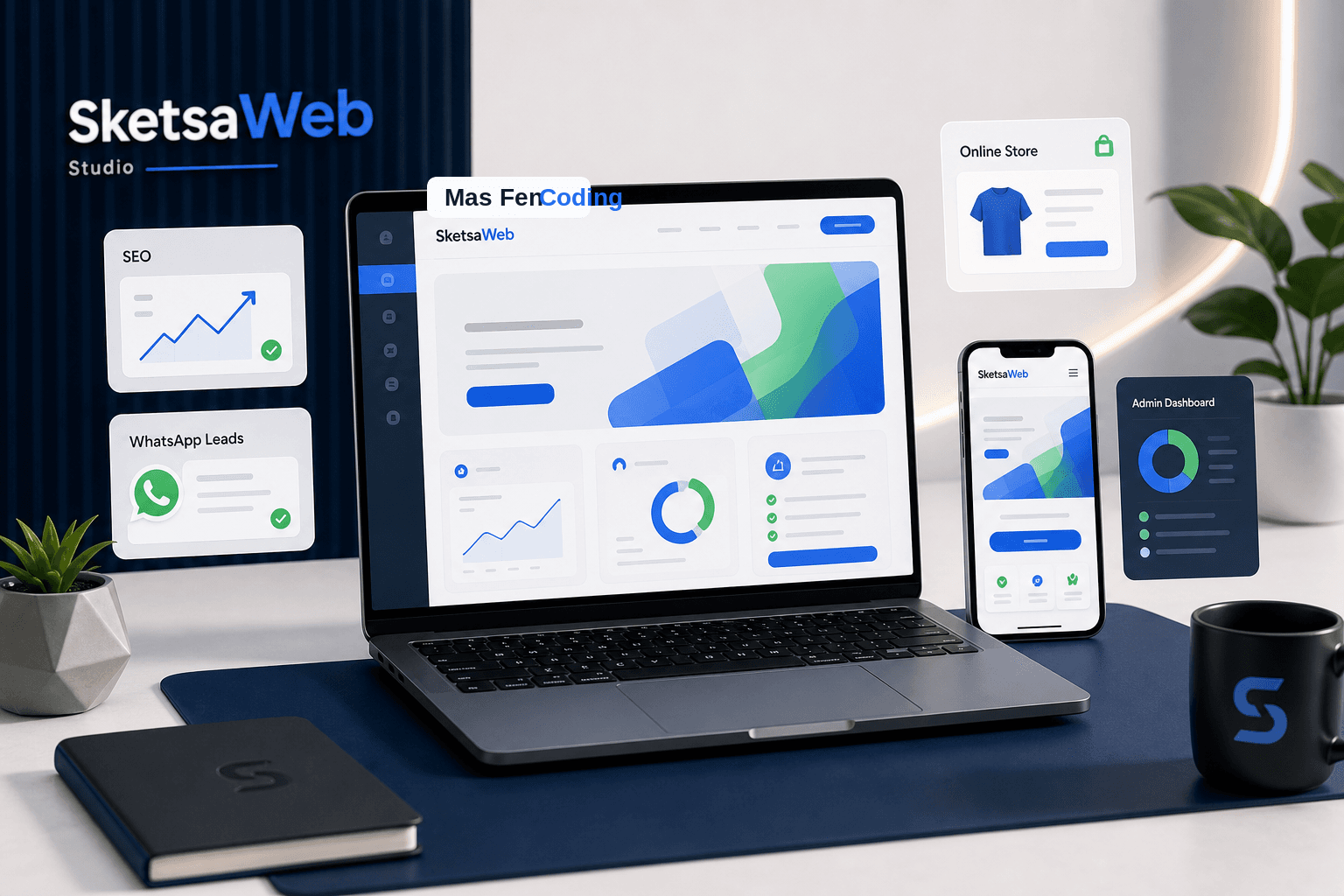 Showcase Traffic website Mas Fen Coding
